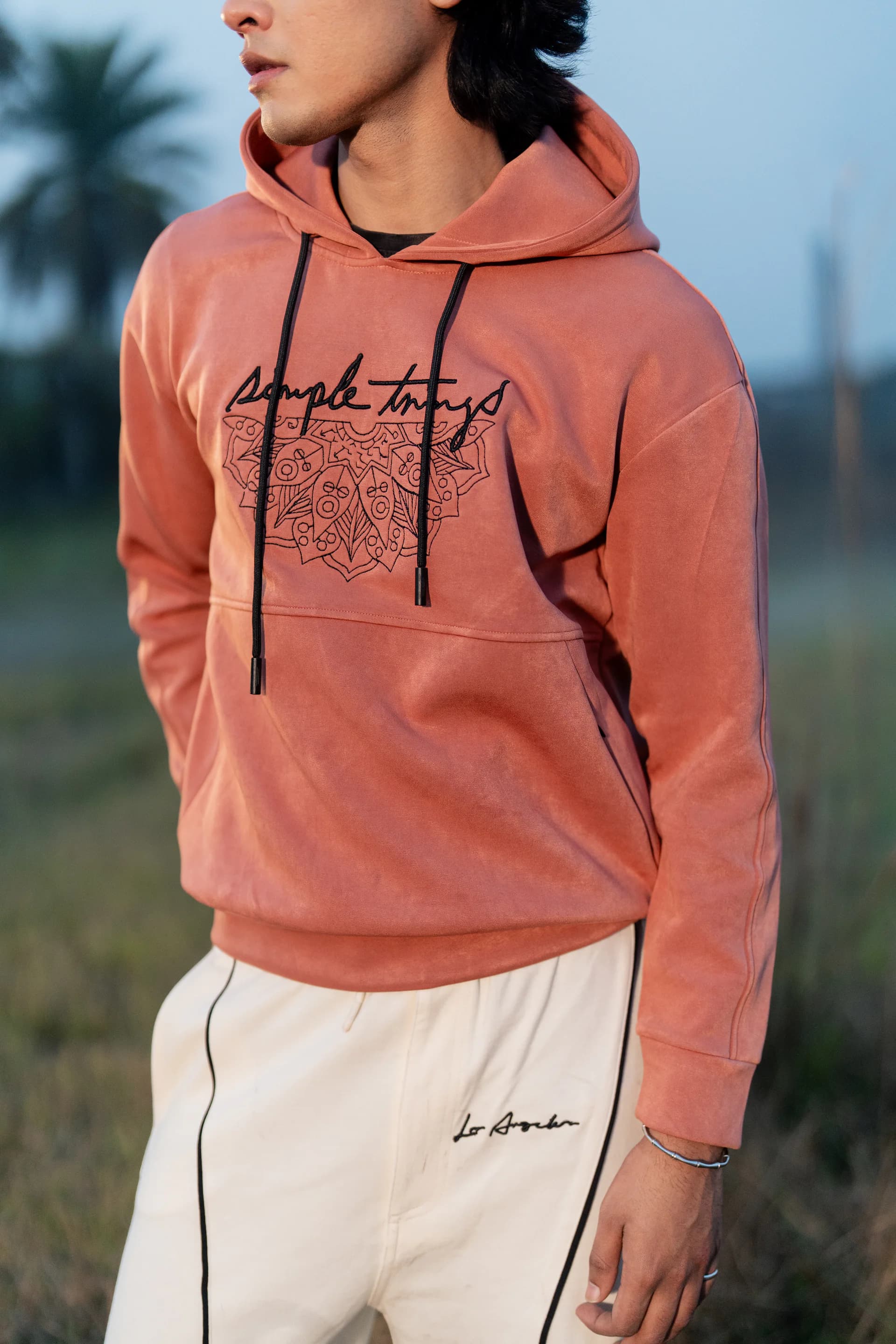 Suede Velvet Hoodie