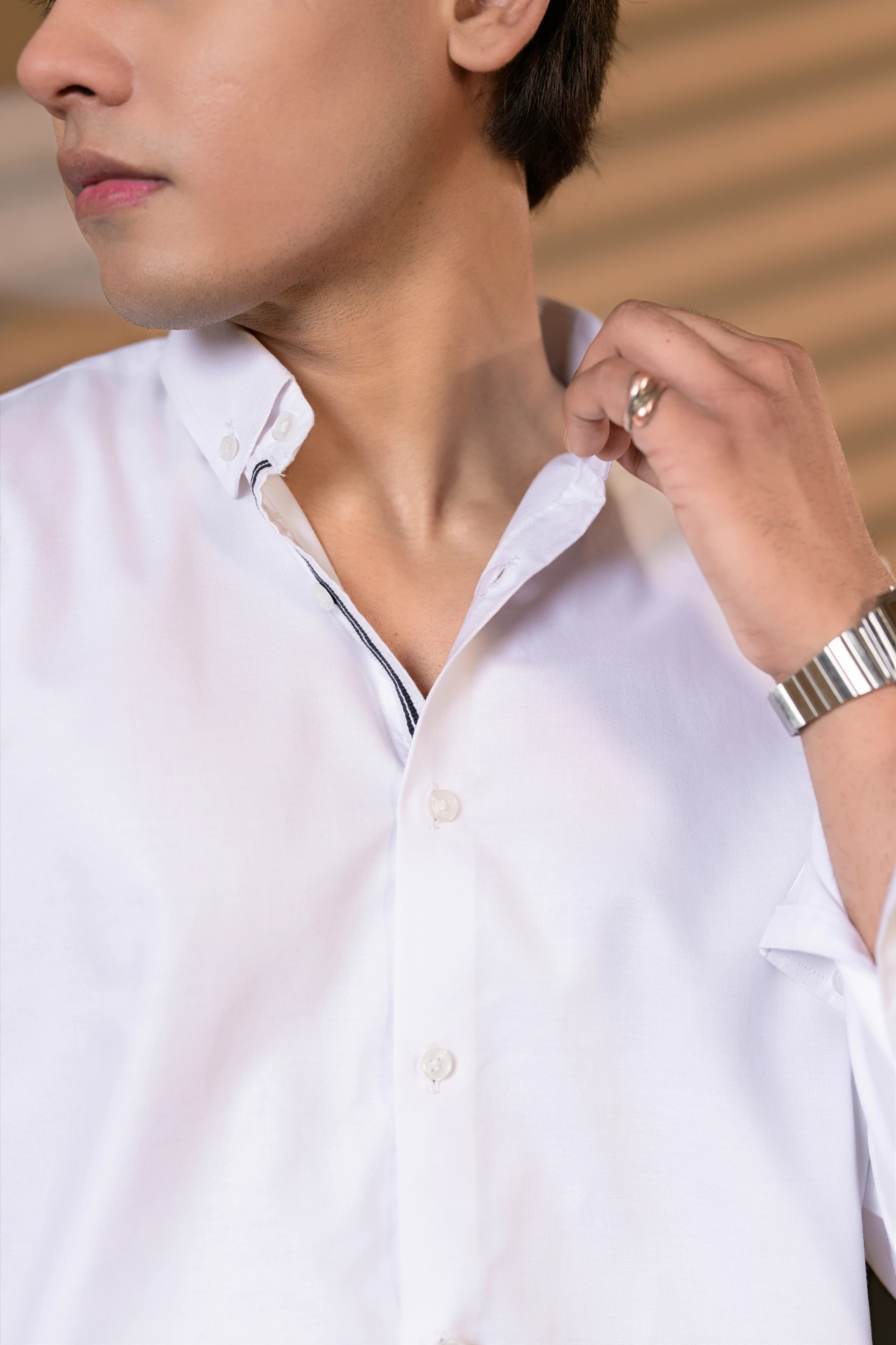 White | Semi Formal Oxford Shirt