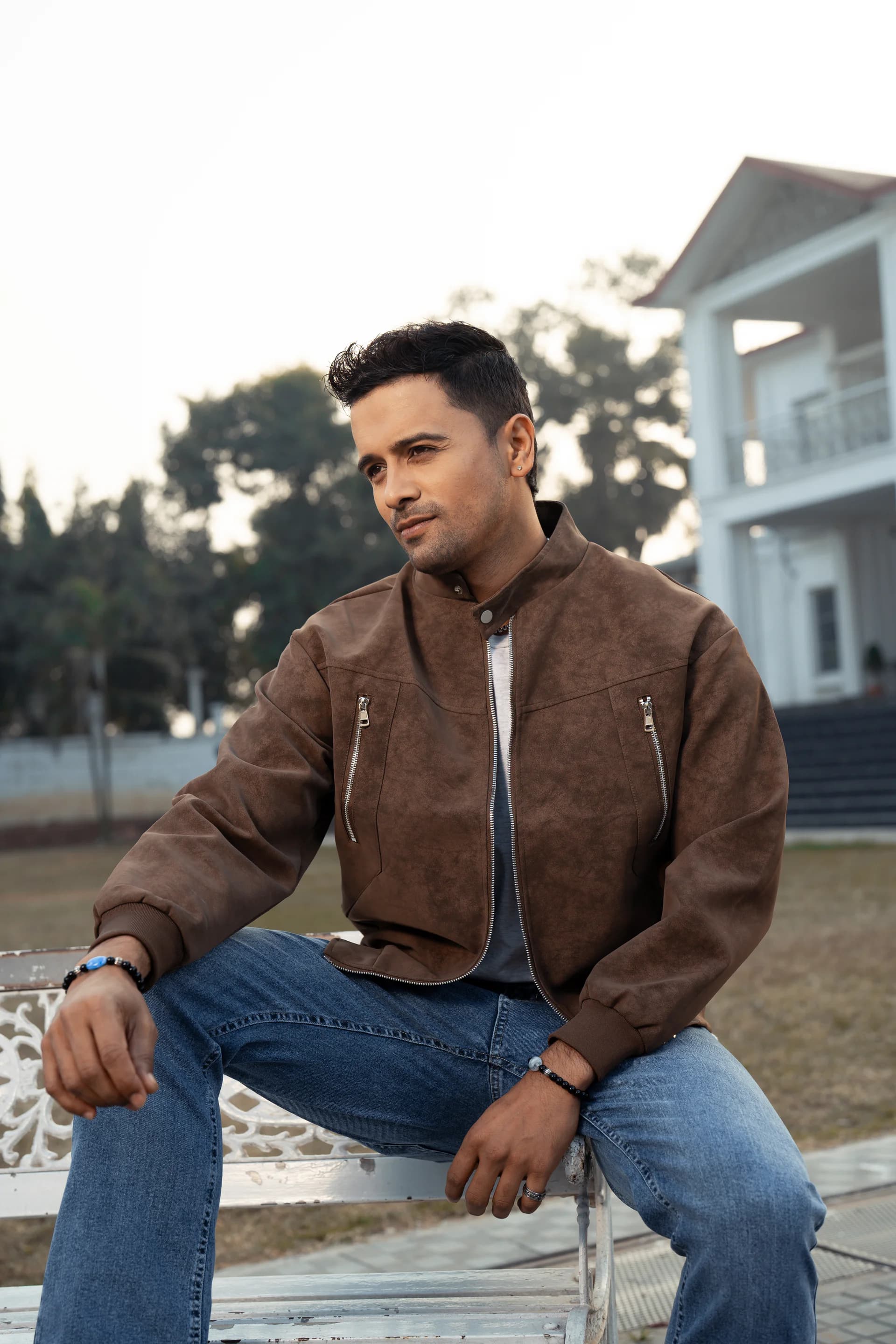 Imported Zipper Leather Jacket 