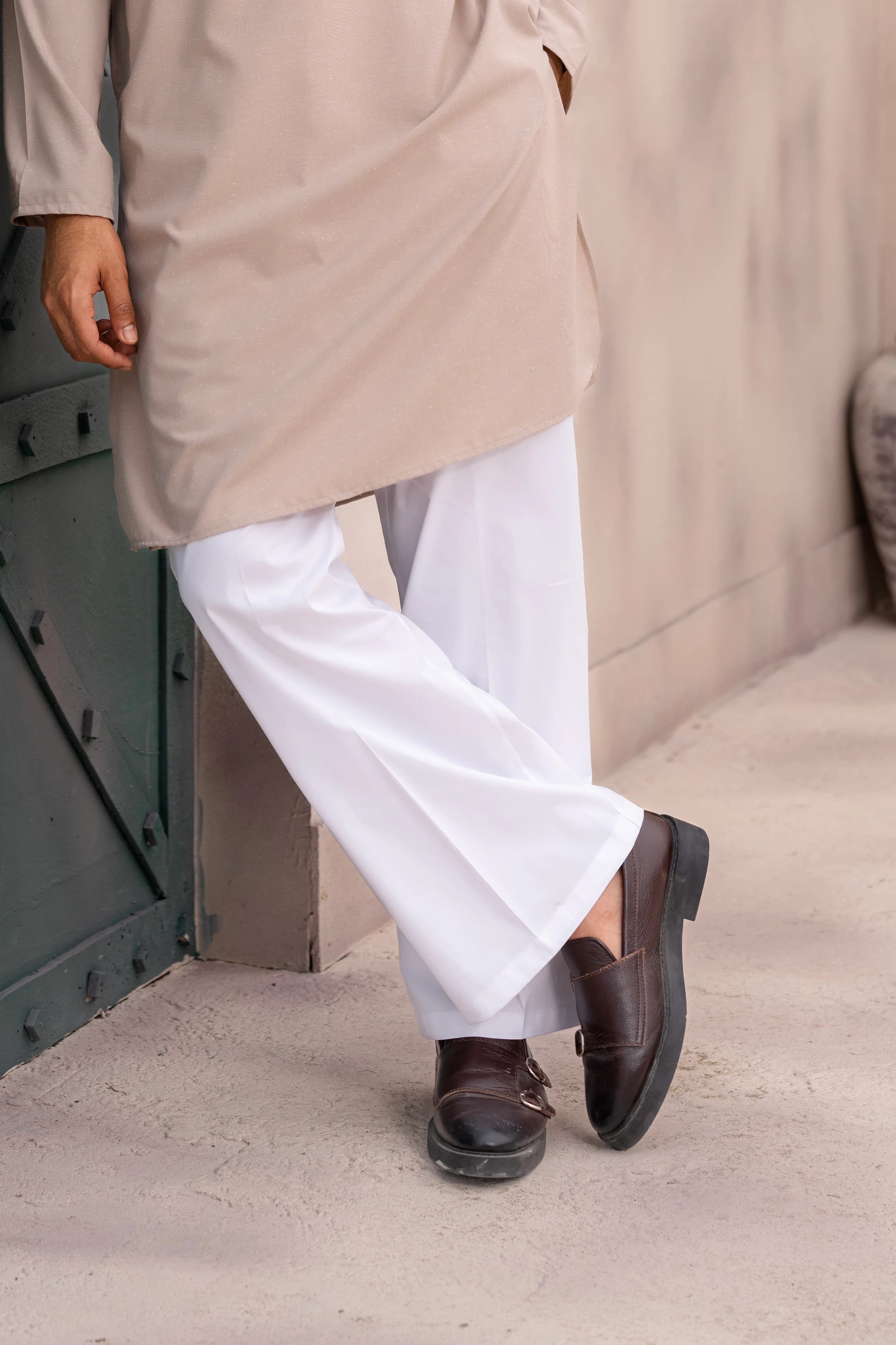 Flared Pajama – White thumbnail 3