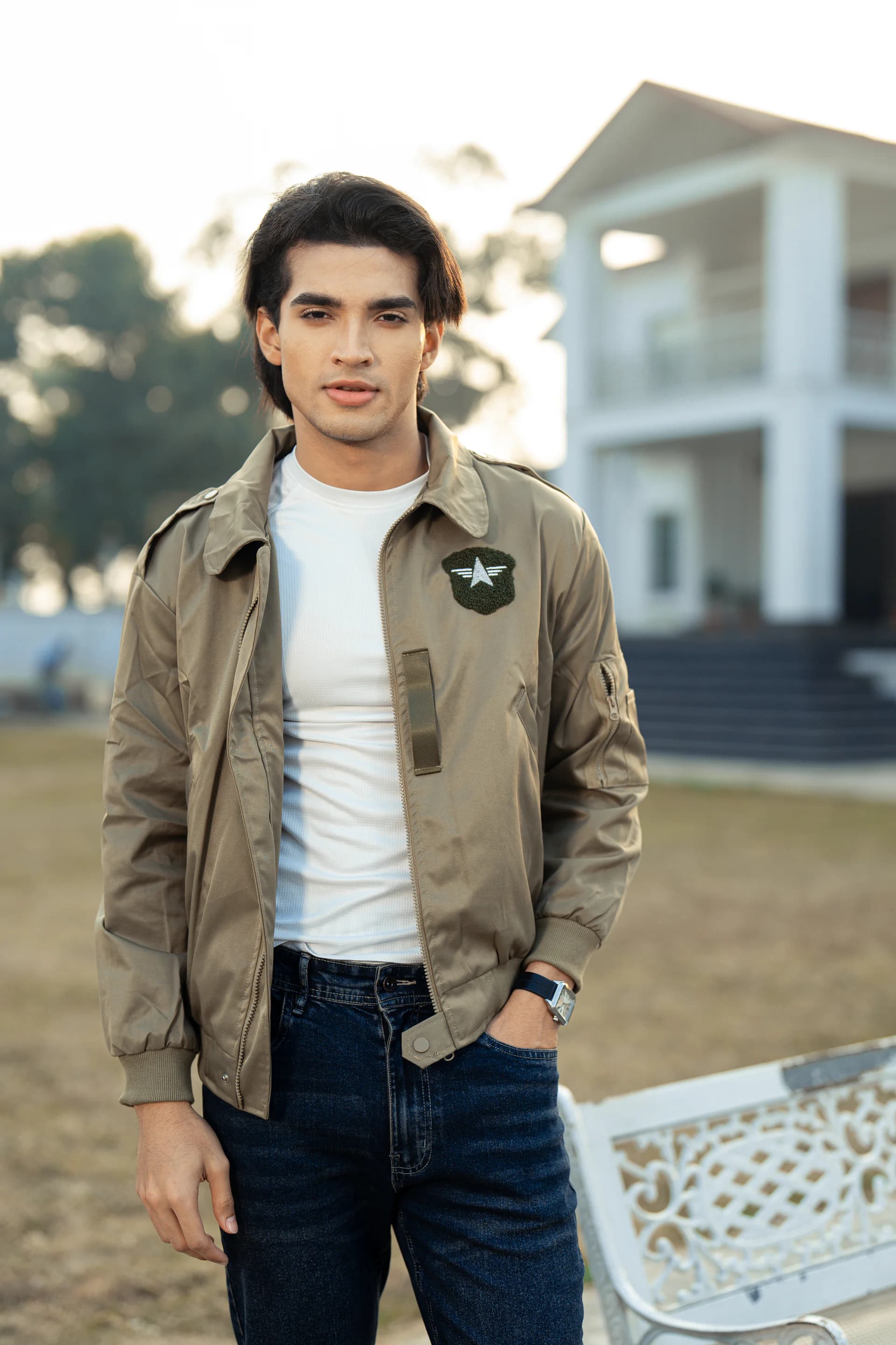 Imported Jacket - Olive thumbnail 3