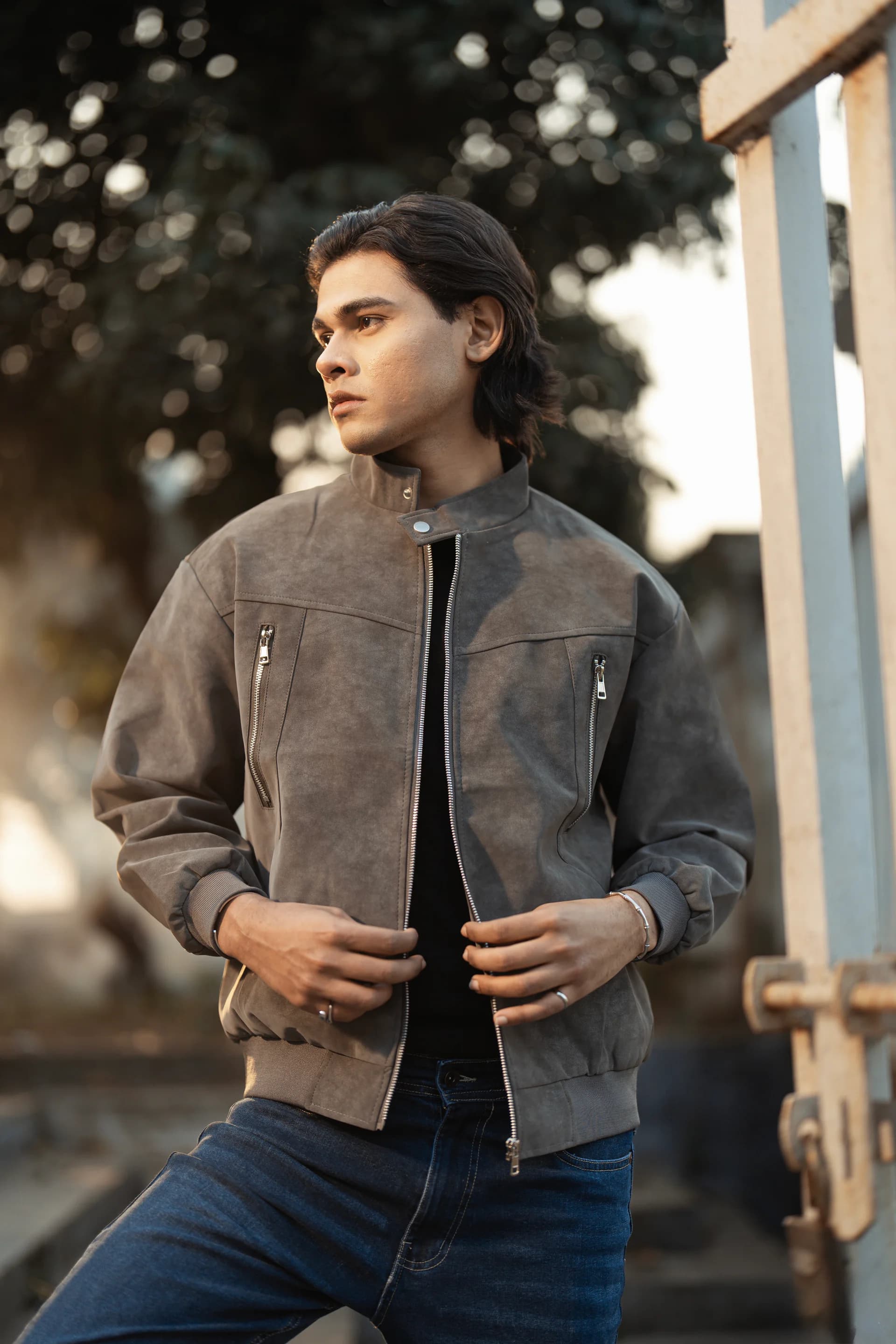 Imported Zipper Leather Jacket  thumbnail 3