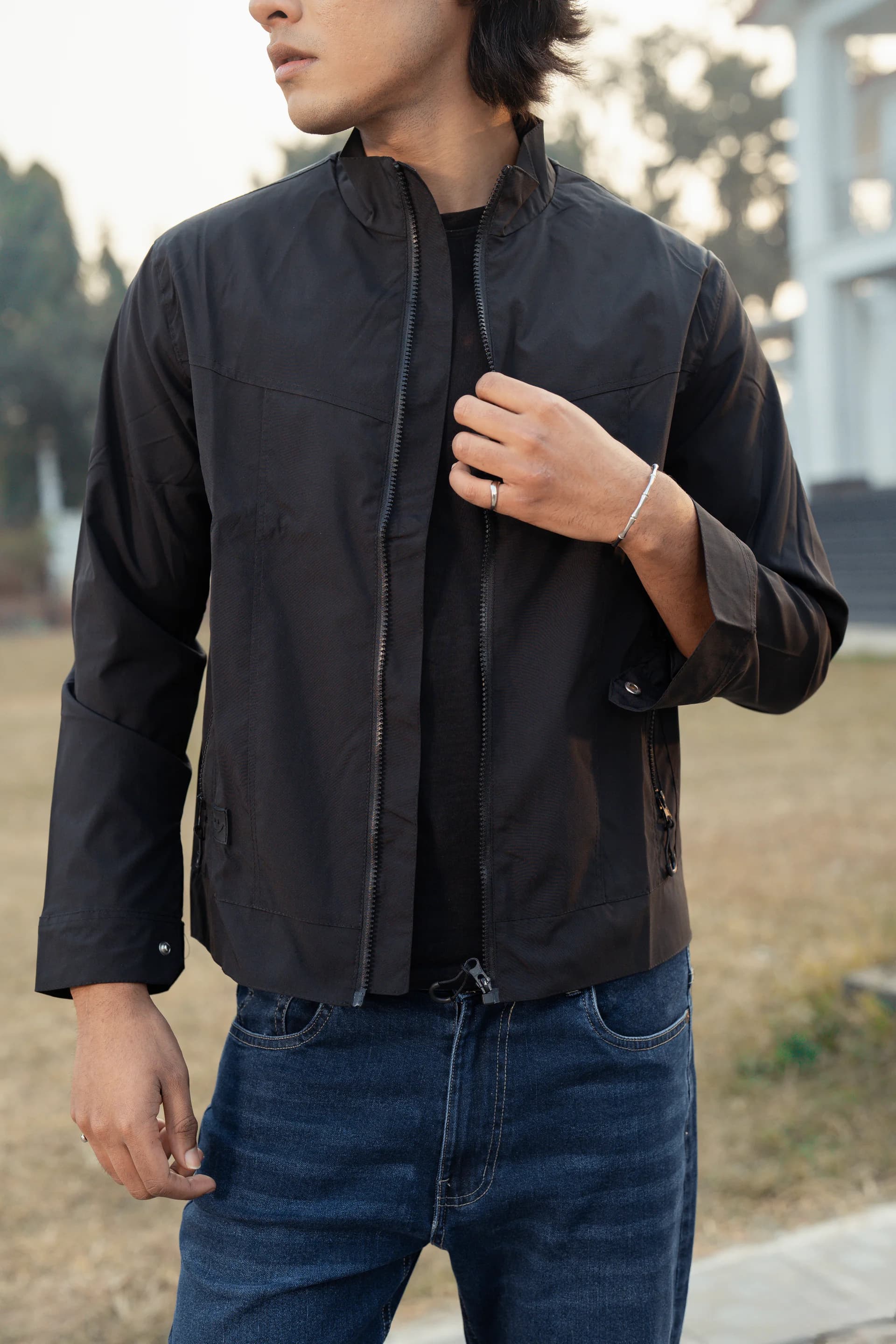Windbreaker Jacket - Black