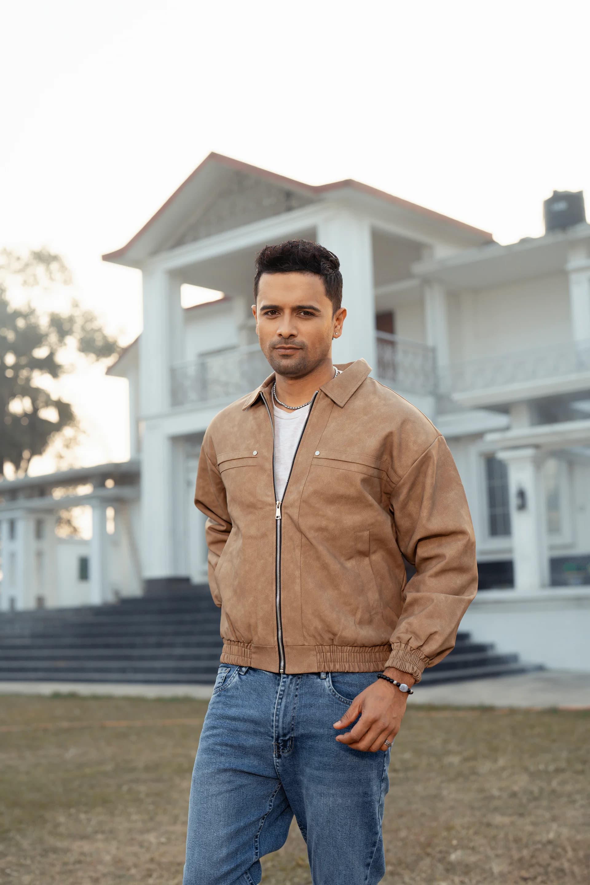 Imported Leather Jacket - Brown