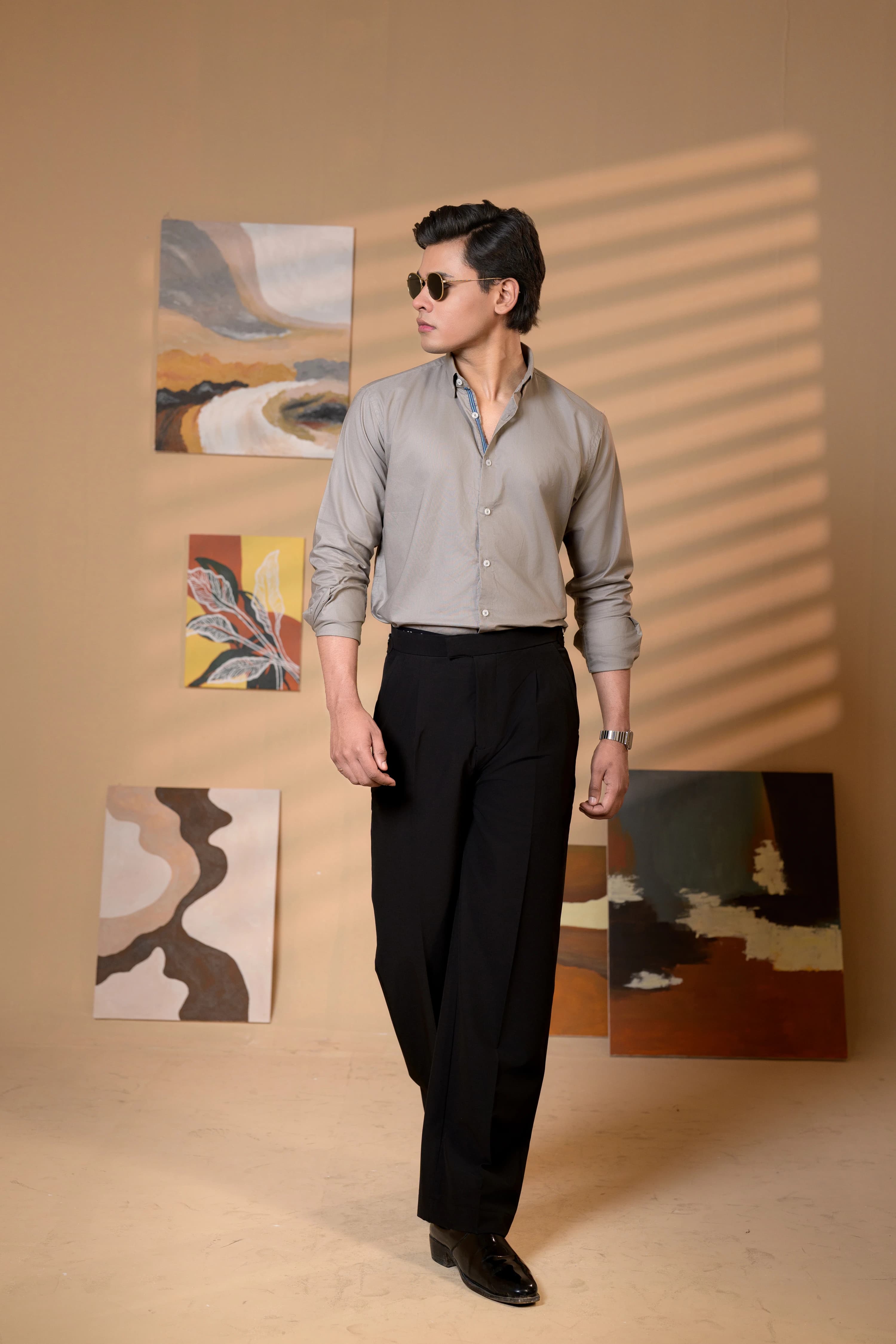 Gray | Semi Formal Oxford Shirt