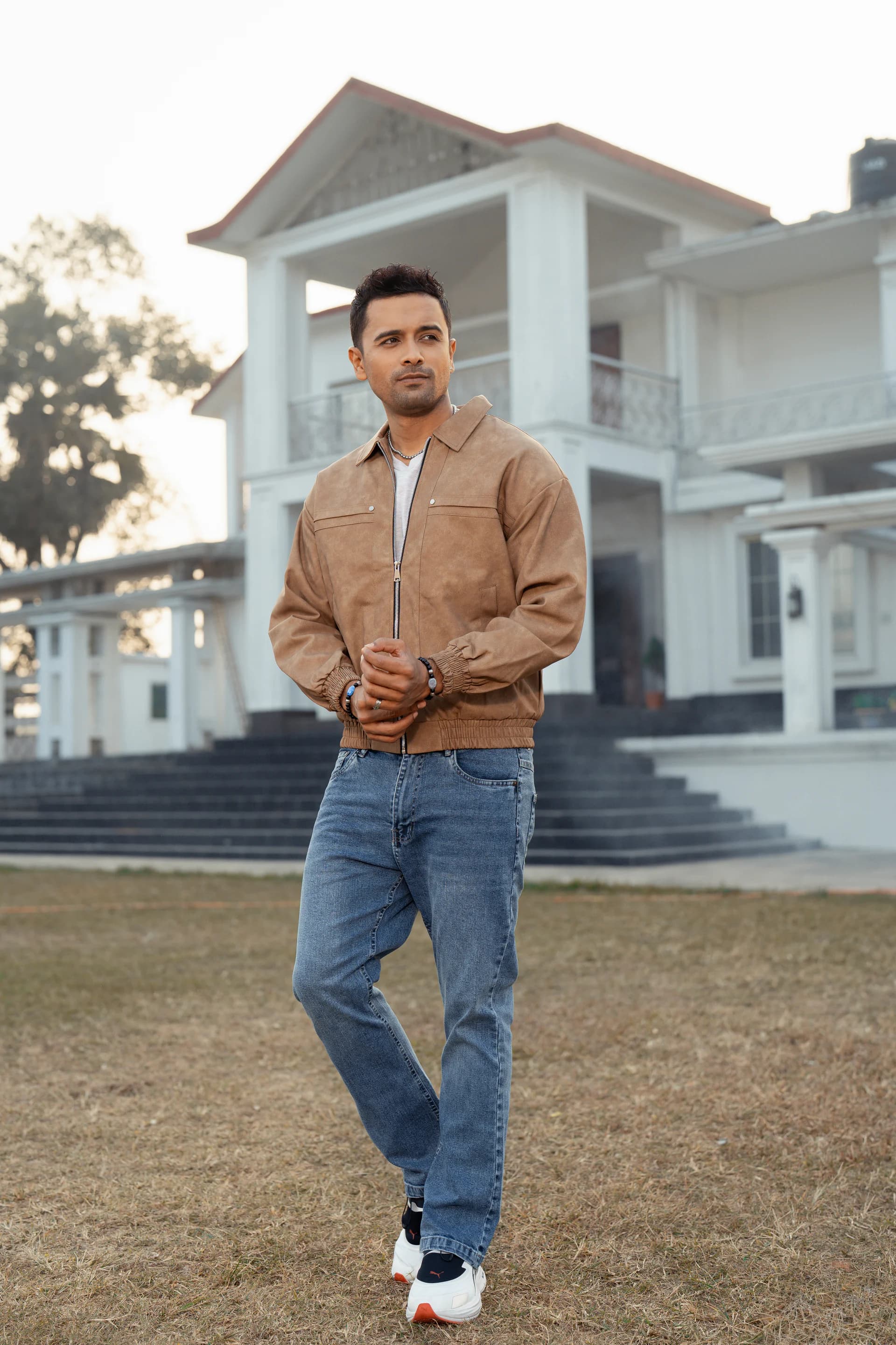 Imported Leather Jacket - Brown thumbnail 3