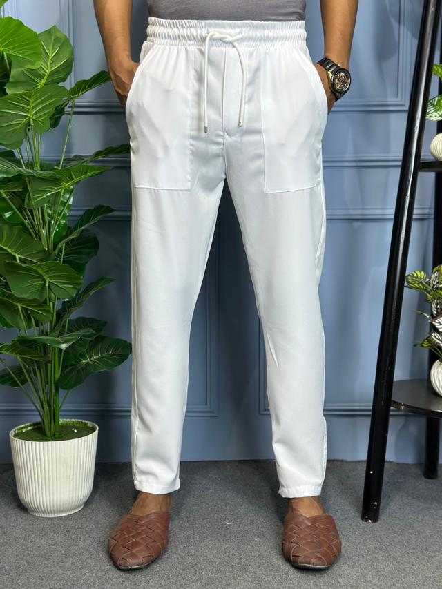 Pant Style Premium Pajama - White