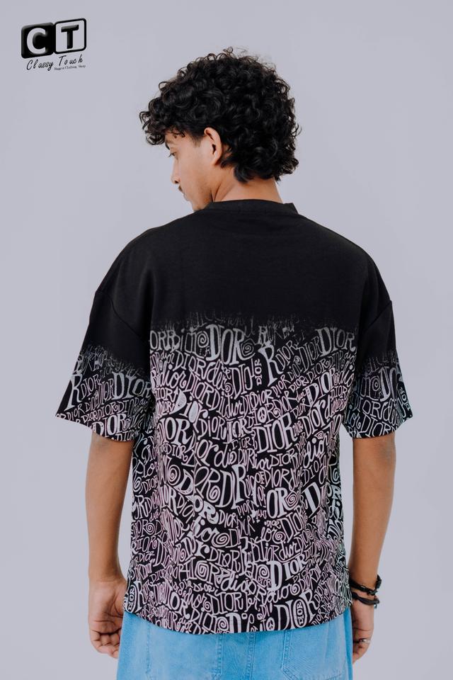 Black - DIOR Drop Shoulder T-Shirt