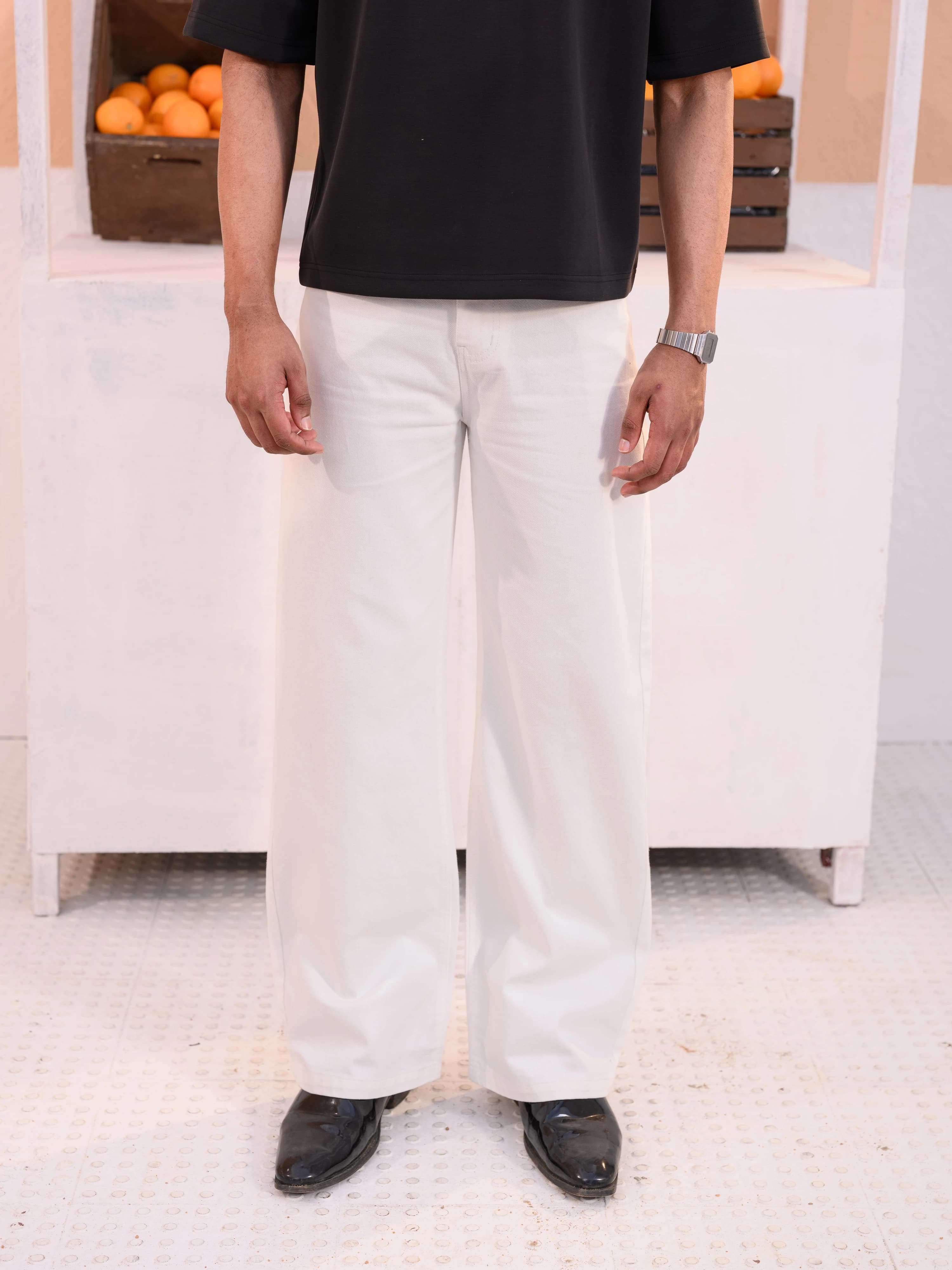 White Baggy Jeans