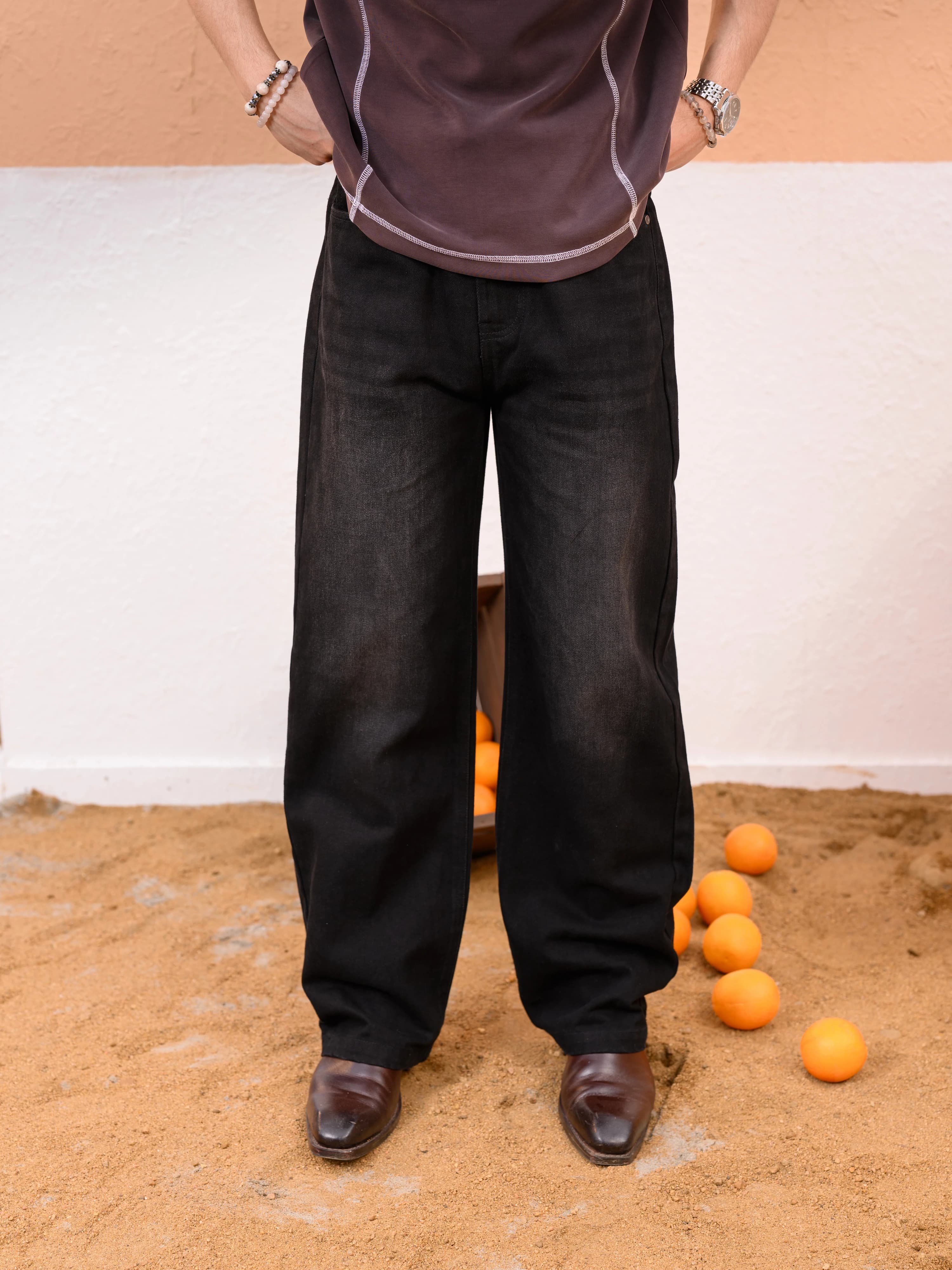 Black Baggy Jeans