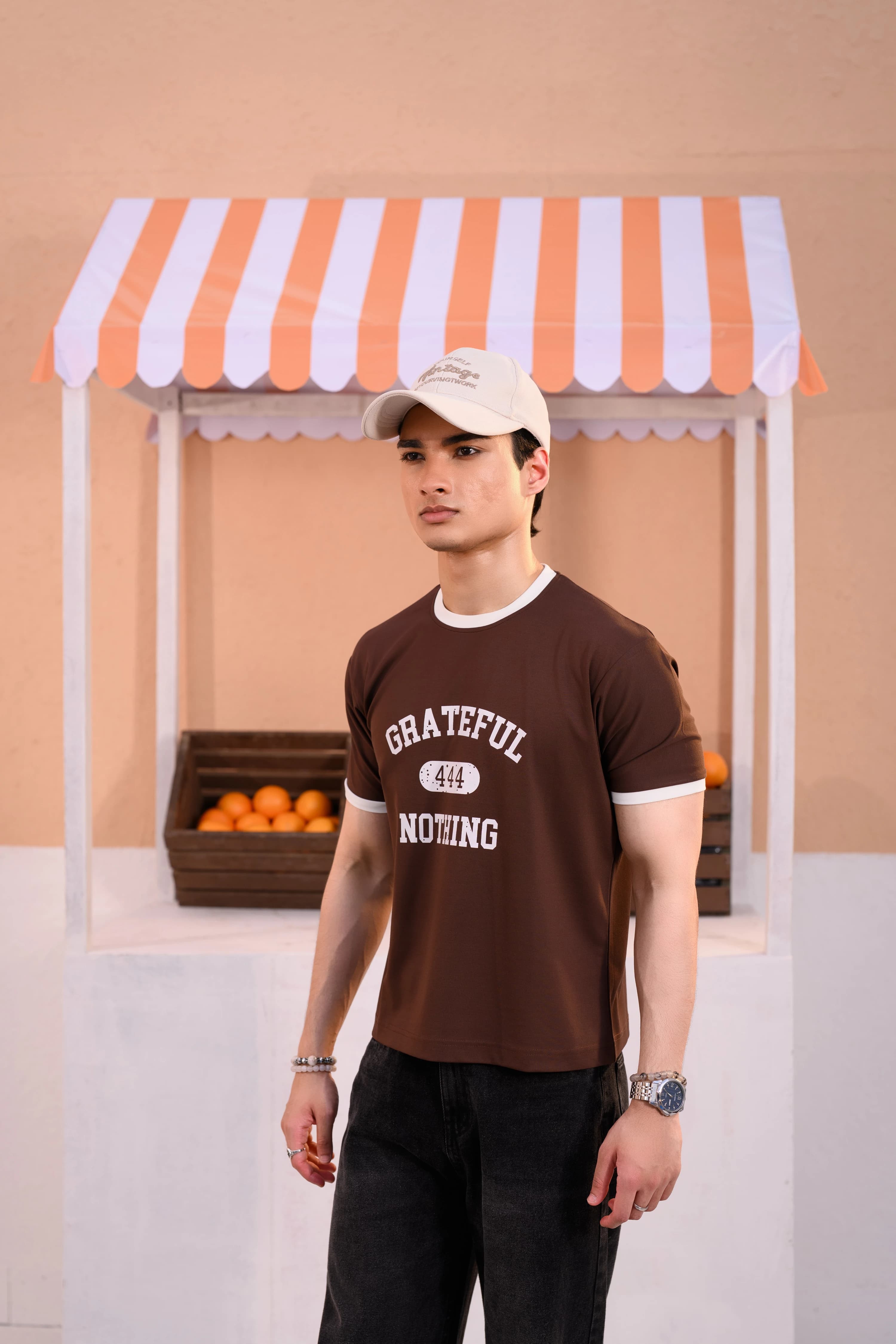 Crop Top - Grateful | Coffee