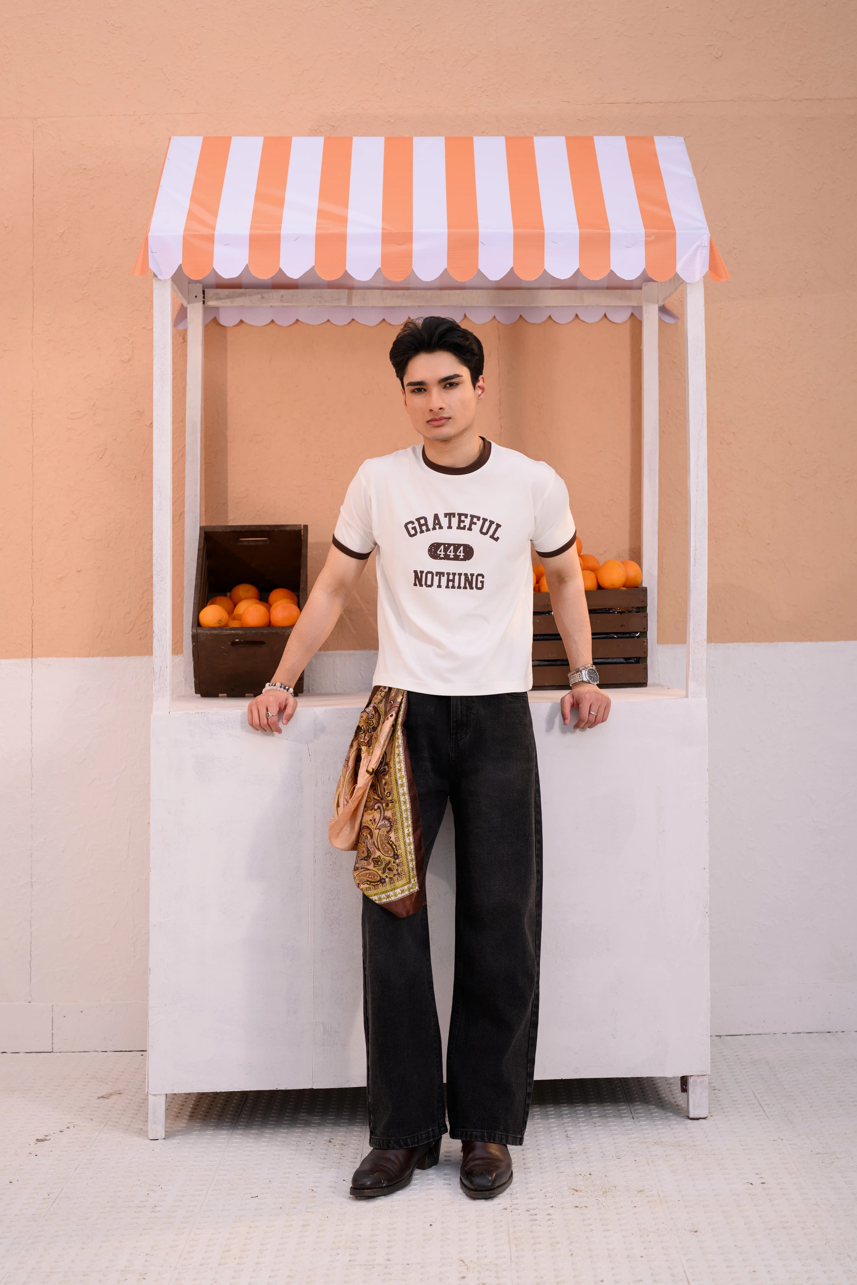 Crop Top - Grateful | White