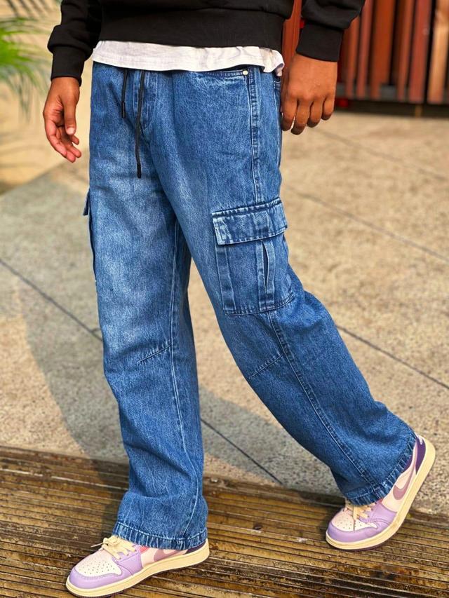 Deep Blue - 6 Pocket Cargo Baggy